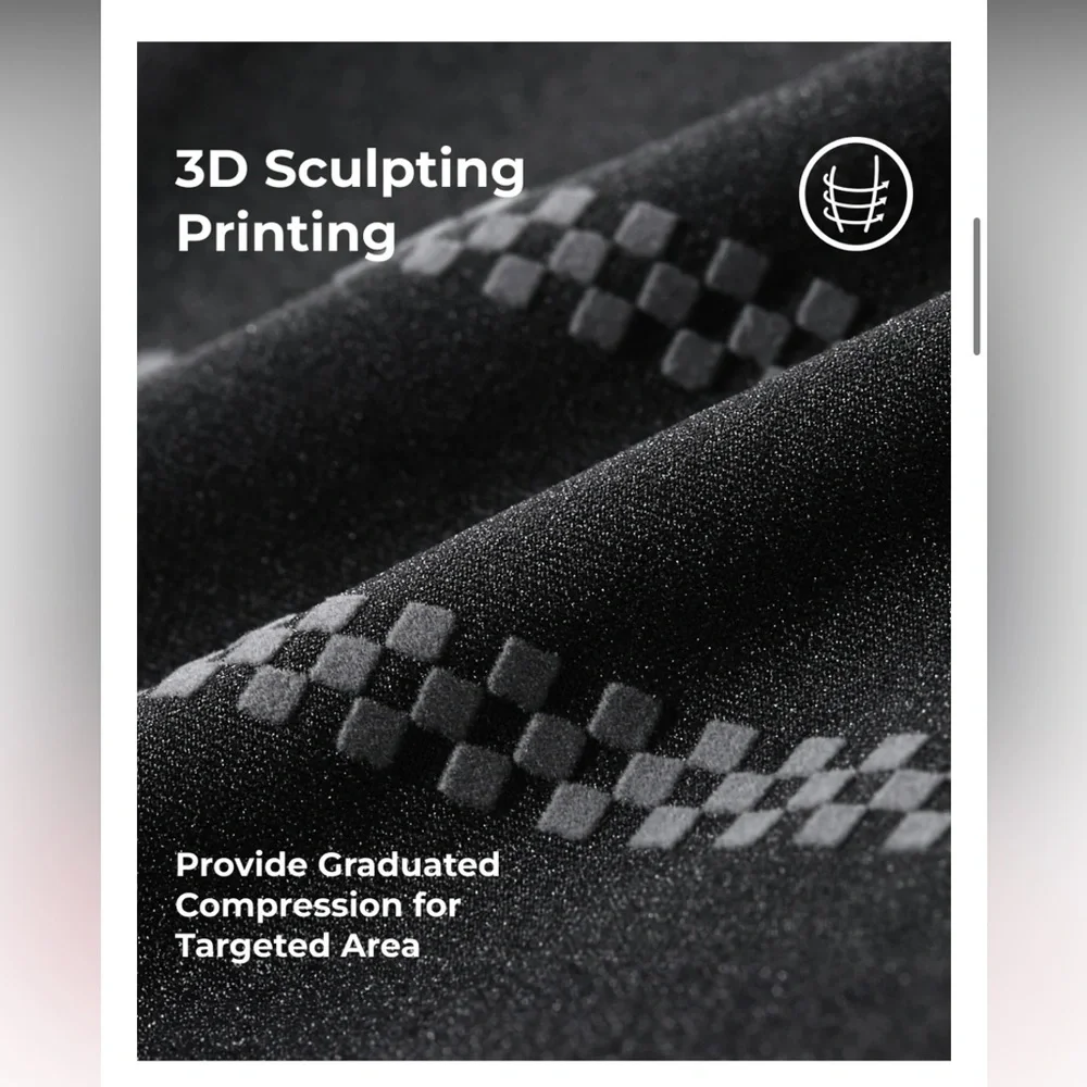 Fanka Body Sculpt Recovery Leggings. Black & Grey XL - Picture 3 of 12